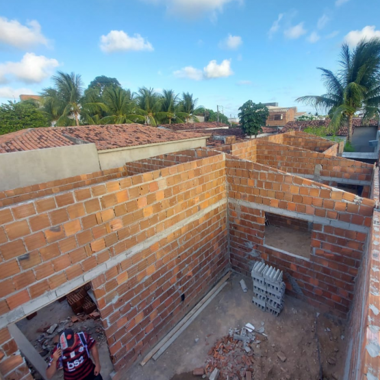 Construção de casa médio padrão